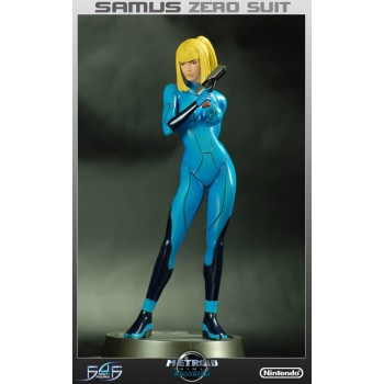 Metroid Prime Samus Zero Suit Statue 9.5 inches